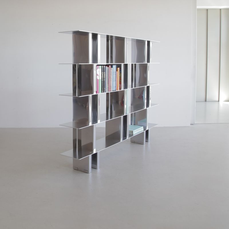 Stainless Steel 'OneTwoOne' Shelving System, Germany 2020