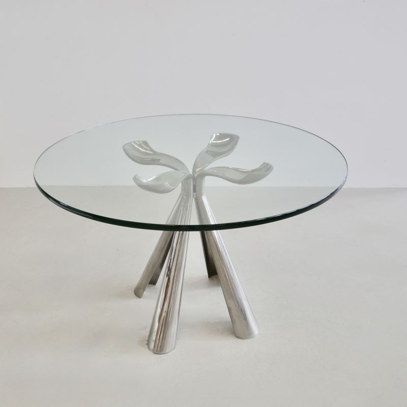 Round Dining Table by Vittorio INTROINI for SAPORITI, 1972
