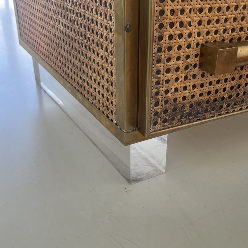 SIGNED Pair of Commodes/ Night Stands by Sandro PETTI, 1975