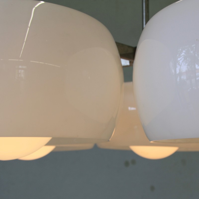 5 Shade Ceiling Lamp designed by Vico MAGISTRETTI, 1961