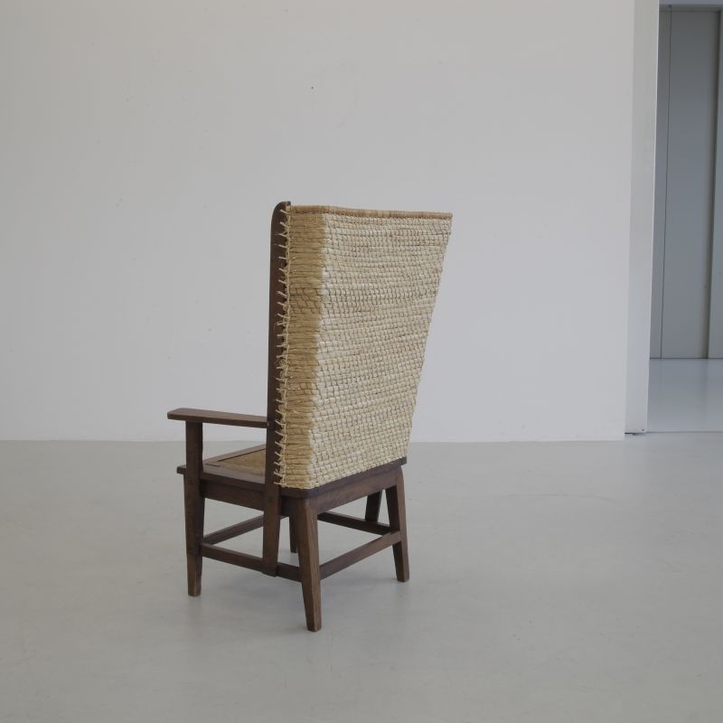 ARTS & CRAFTS Highback Chair designed by Chris Wegerif, c1905