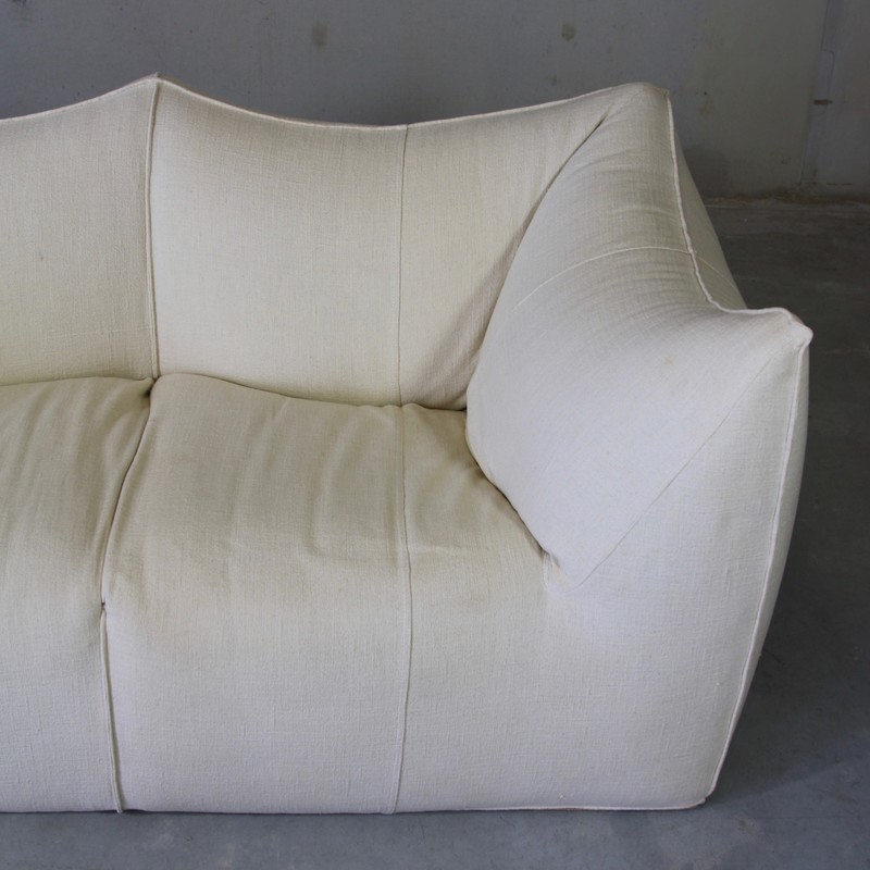 BAMBOLE, Two seat Sofa by Mario Bellini (Cream)