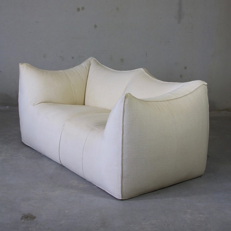 BAMBOLE, Two seat Sofa by Mario Bellini (Cream)