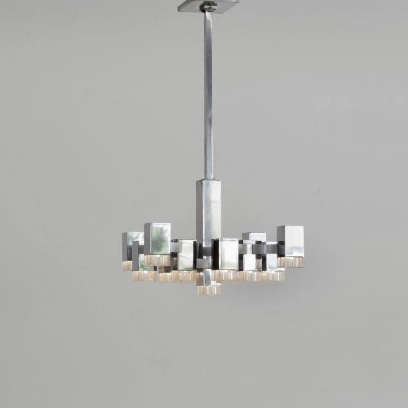 Hanging Lamp by Gaetano SCIOLARI (13 lights), 1960s