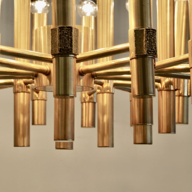 Large Chandelier designed by Angelo BROTTO for ESPERIA, 1960s