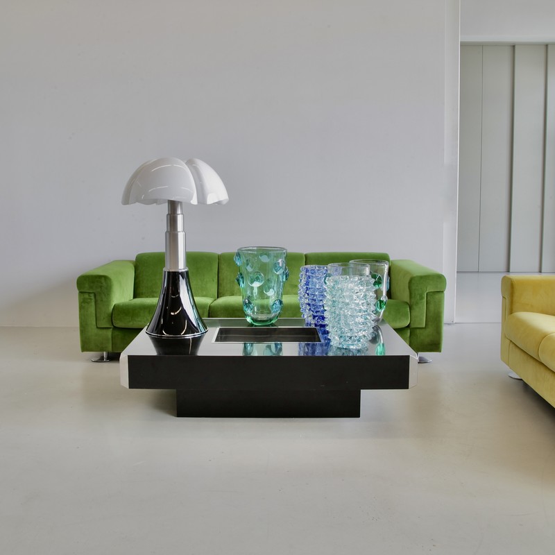 Large Sofa D120 by Valeria BORSANI and Alfredo BONETTI, TECNO MILANO 1966