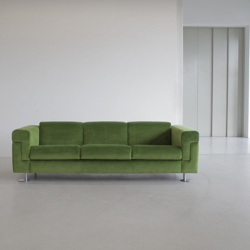 Large Sofa D120 by Valeria BORSANI and Alfredo BONETTI, TECNO MILANO 1966