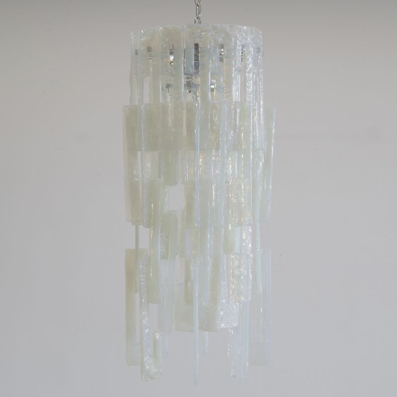 MAZZEGA Glass Chandelier designed by Carlo Nason, 1960's
