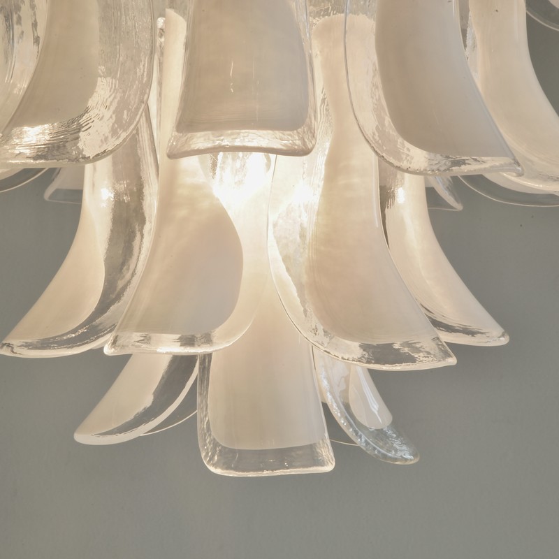 MURANO Glass Saddle Form eight-tier Chandelier