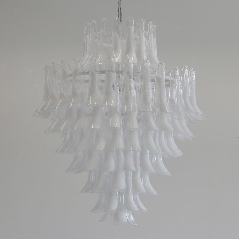 MURANO Glass Saddle Form eight-tier Chandelier