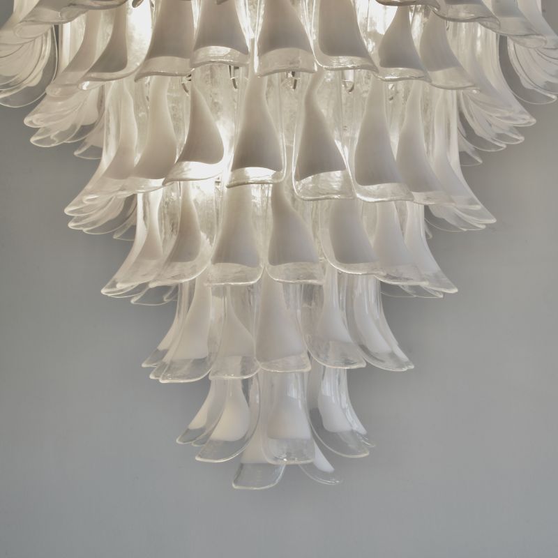 MURANO Glass Saddle Form eight-tier Chandelier