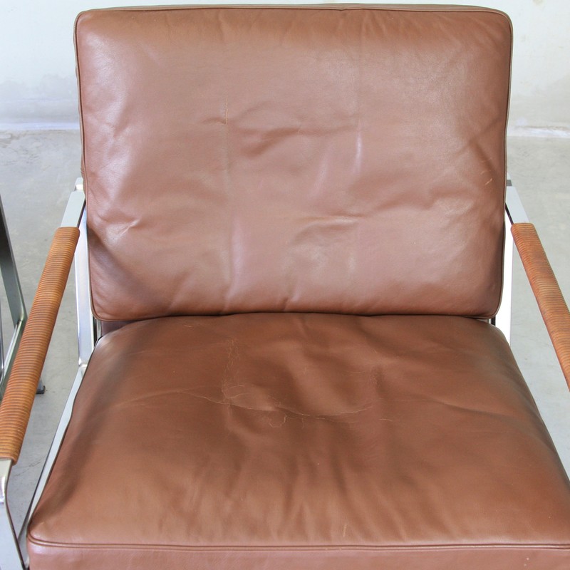 Pair of Leather Armchairs by FABRICS & KASTHOLM