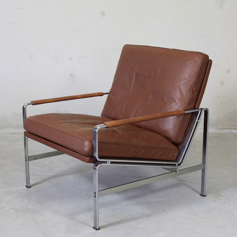 Pair of Leather Armchairs by FABRICS & KASTHOLM