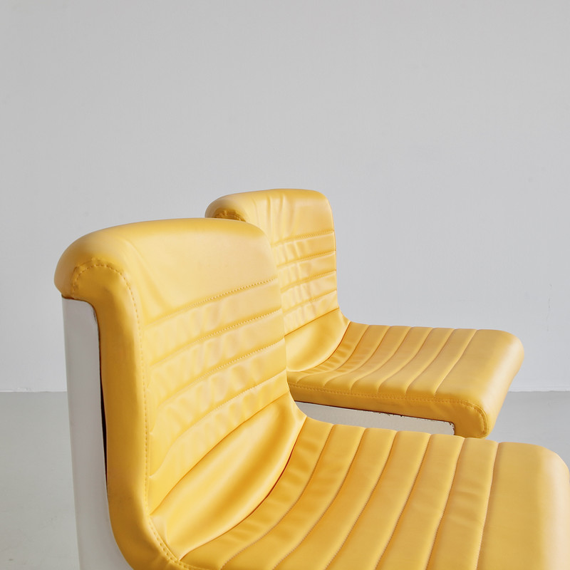 Pair of PROGRESS Office Chairs by Ettore SOTTSASS & Hans von KLIER, 1969