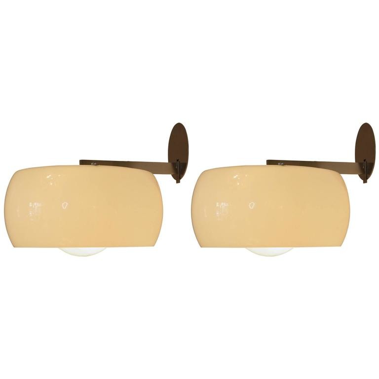 PAIR of Wall Sconces by Vico MAGISTRETTI, 1960's