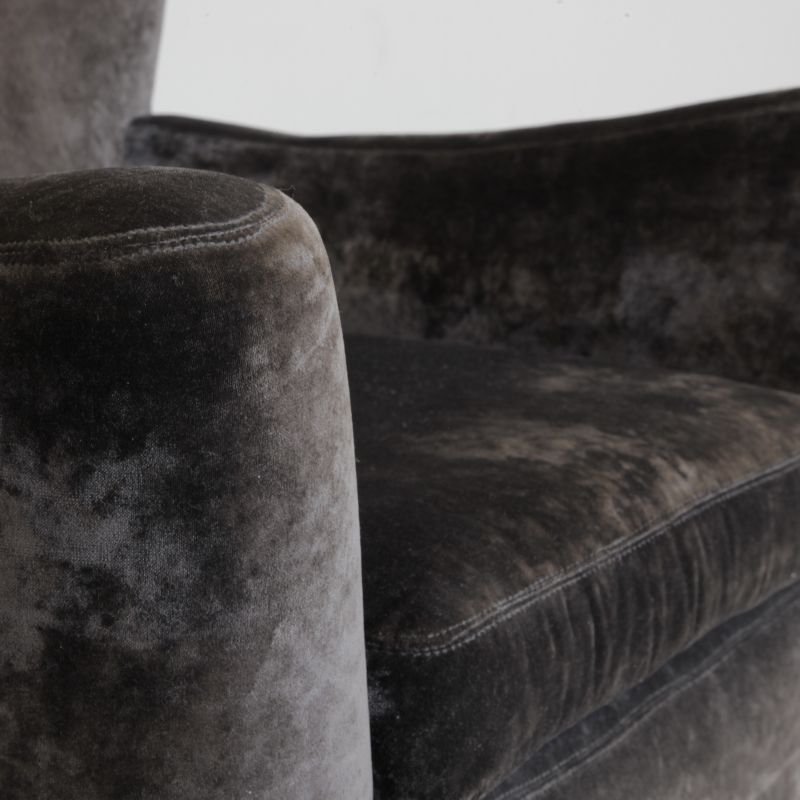 Paolo BUFFA Wingback Chair, Italy 1950s