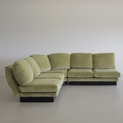 Large Modular 'Super-C' Sofa by Willy RIZZO, 1969