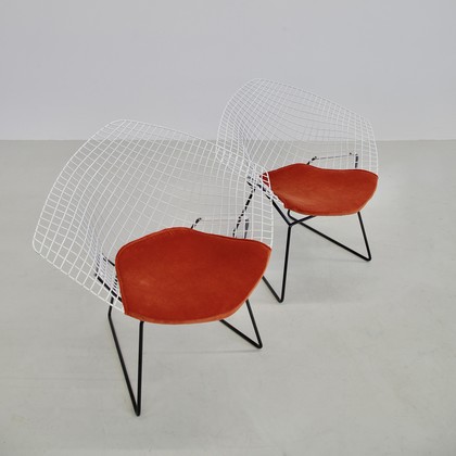 PAIR of Diamond Chairs by Harry BERTOIA, KNOLL INTERNATIONAL