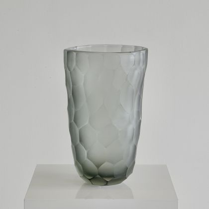 Signed MURANO Glass Vase, Italy (light green)