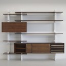 "EXTENSO" Modular Shelving System produced by AMMA TORINO, 1962