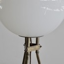 Faux Baomboo Tripod Floor Lamp, France 1960s