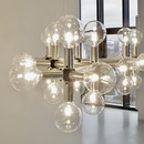 Large 'Atomic' Chandelier by Trix and Robert HAUSSMANN, 1969