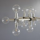 Large 'Atomic' Chandelier by Trix and Robert HAUSSMANN, 1969