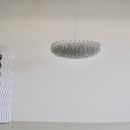 Large Polyhedron Glass Chandelier designed by Carlo SCARPA