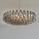 Large Polyhedron Glass Chandelier designed by Carlo SCARPA