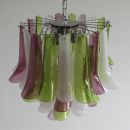 MURANO Glass Saddle Form four-tier Chandelier