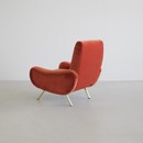 Original LADY Armchair by Marco ZANUSO, Arflex Italy (burnt orange)