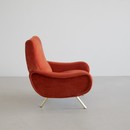 Original LADY Armchair by Marco ZANUSO, Arflex Italy  (burnt orange)