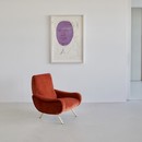 Original LADY Armchair by Marco ZANUSO, Arflex Italy  (burnt orange)