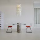 Original Round Dining Table by Angelo MANGIAROTTI for Sorgente dei Mobili, 1975.