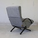 P40 Osvaldo BORSANI, (Salt and Pepper) Reclining Lounge Chair 