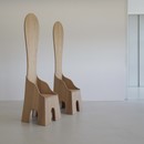 PAIR of 'Fratina' Chairs by Mario CEROLI, 1972 SIGNED