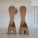 PAIR of 'Fratina' Chairs by Mario CEROLI, 1972 SIGNED