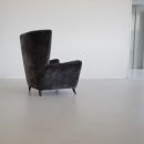 Paolo BUFFA Wingback Chair, Italy 1950s