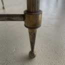 Set of 3 Metal Side Tables, France 1960s