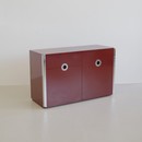 Two-Door Sideboard designed by Willy Rizzo. Italy, Maria Sabot, 1972.