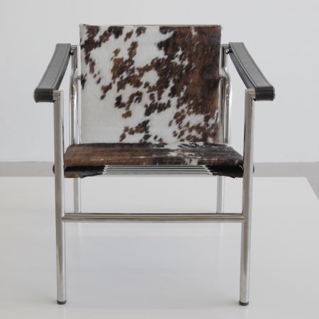 Original Armchair 'Fauteuil á Dossier Basculant'  LC1 by Le Corbusier, P. Jeanneret and C. Perriand