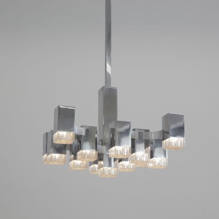 Hanging Lamp by Gaetano SCIOLARI (13 lights), 1960s