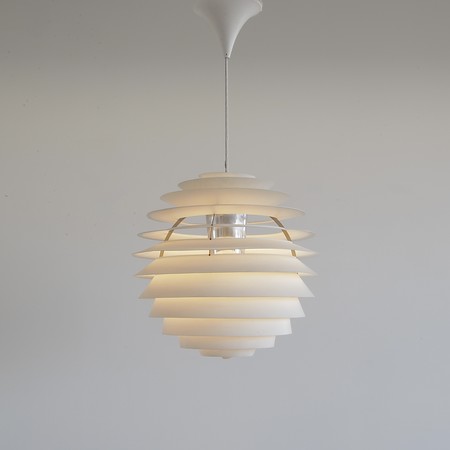 Large PH Louvre Pendant by Poul HENNINGSEN for Louis Poulsen, 1970s