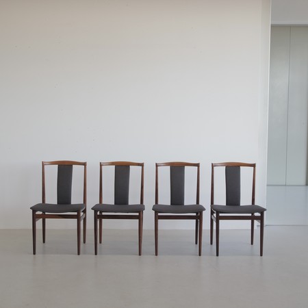 Set of 4 Dining Chairs designed by Henning Sorensen, Denmark1968